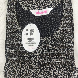 Spun Nighty - L Size - Alpine Cloth - Black Color