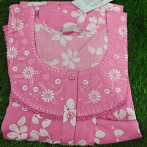Spun Nighties -Pink colour -Crush Spun