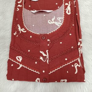 Rayon Rust red