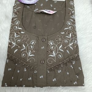 Cotton Mixed Spun Olive Brown XL