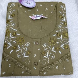 Cotton Mixed Spun Olive XL