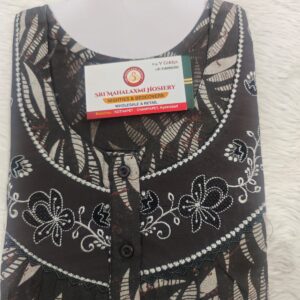 Alphine Black  XL size Nighty