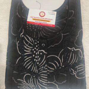 Alpine Black L size Nighty