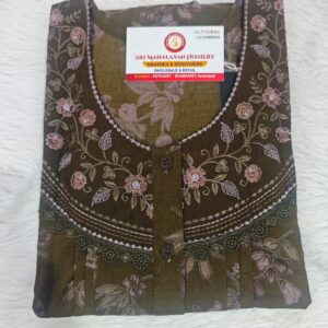 Crush Green L size Nighty
