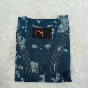 Alpine Spun Blue M size Nighty